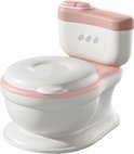 Oefentoiletje met "flush" muziekgeluid - Roze - Billimay