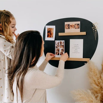 Magnetische eikenhouten wandplank - Billimay