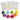 Muziekbellen (8x) voor notenleer - Regenboog - Billimay