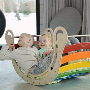 Bascule Montessori / Rocker XXL - arc-en-ciel