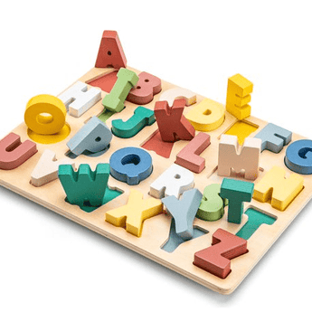 Houten alfabet puzzel - letters A t/m Z - Billimay