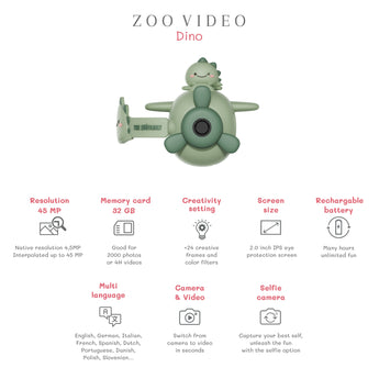 Video - en fotocamera - Zoo Video - Dino - Billimay