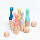 Bowling spel - pastel hout - pre order - Billimay