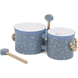 Houten bongo's - blauw - Billimay