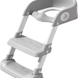 Toilettrainer met ladder - grijs - Billimay